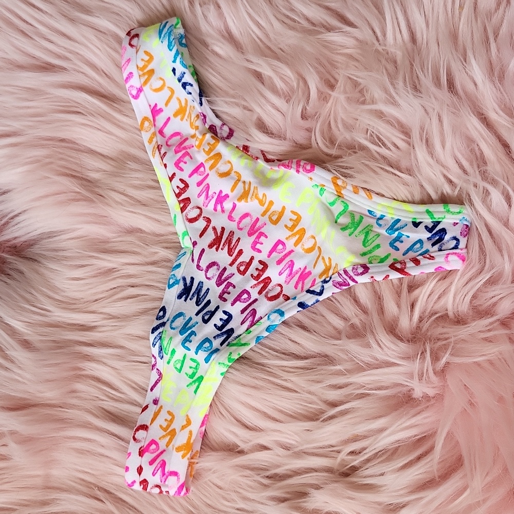 Brand New PINK VICTORIA'S SECRET THONG Panty-S